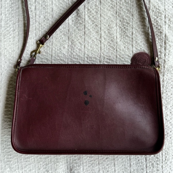 SOLD DONT BUY Vintage 70s 80s leather crossbody bag Kosta’s originals Small - Picture 4 of 16